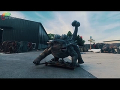 Công viên chủ đề Kích thước cuộc sống Khủng long hoạt hình Ankylosaurus Mô hình khủng long thực tế cho công viên giải trí