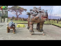 Công viên chủ đề không thấm nước Kích thước cuộc sống Khủng long hoạt hình Ankylosaurus thực tế cho công viên giải trí