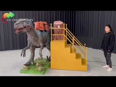 Ce Chứng nhận Animatronic Dinosaur Ride Velociraptor Ride 4m