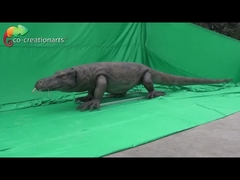 Rồng Komodo Animatronic thực tế với chuyển động năng động và môi trường sống tự nhiên chi tiết