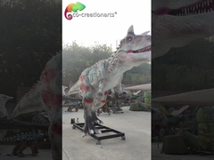 Animatronic Dinosaur Life Size Mô hình khủng long Animatronic Carnotaurus cho công viên giải trí
