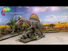 Animatronic Dinosaurs Simulation Spinosaurus Hunting Scene Để trang trí công viên giải trí
