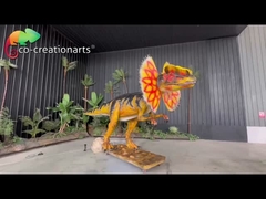 Mô phỏng Dinosaur nước phun Animatronic Dilophosaurus cho Jurassic Họ trang trí công viên