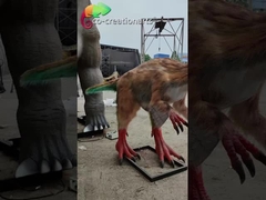 Mô hình Oviraptor Khủng long hoạt hình thực tế Khủng long nhân tạo Chống nắng