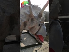 7M Dino Animatronic Realistic Tricratops Khủng long ngoài trời lớn với đuôi di chuyển