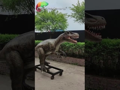 Mô hình khủng long hoạt hình kích thước thật 4 mét Mô hình Allosaurus chống nắng cho triển lãm