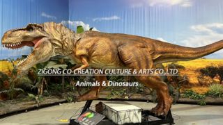 Animatronic T Rex siêu thực cho công viên giải trí