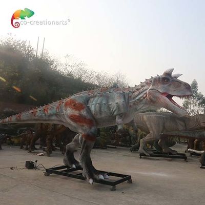 Giá tốt. Animatronic Dinosaur Life Size Mô hình khủng long Animatronic Carnotaurus cho công viên giải trí trực tuyến