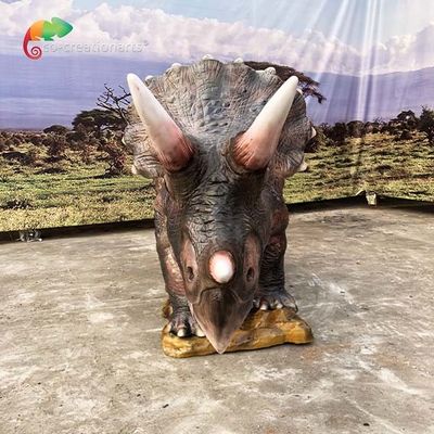 Giá tốt. Triceratops hoạt hình không thấm nước Kích thước khủng long hoạt hình cho công viên giải trí trực tuyến