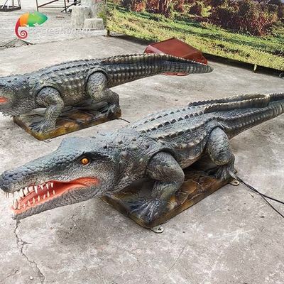 Water Resistant Animatronic Crocodile Customized Simulation Animals