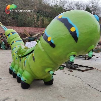 Ống chống nước Animatronic côn trùng Animatronic Caterpillar Cho trang trí công viên giải trí