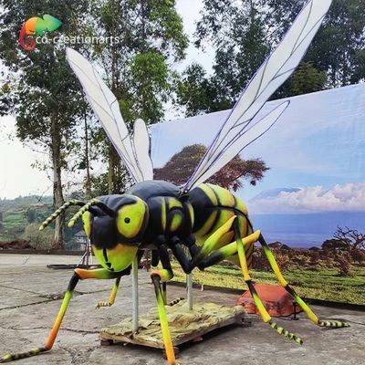 Kháng thời tiết Mô phỏng côn trùng hoạt hình 5M Wasp cho vườn thực vật