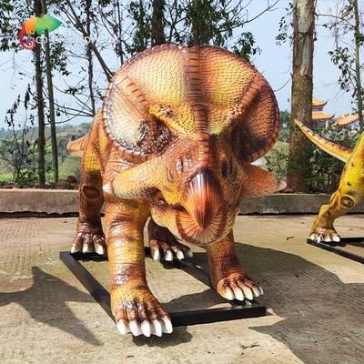 Nhựa Protoceratops Bức tượng động vật bằng sợi thủy tinh lớn Khủng long Bề mặt nhẵn