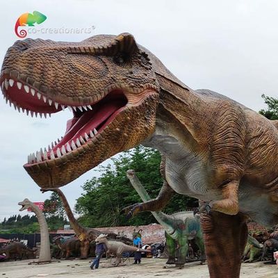 Kích thước cuộc sống 9M Khủng long hoạt hình Jurassic World T Rex Animatronic Snowproof