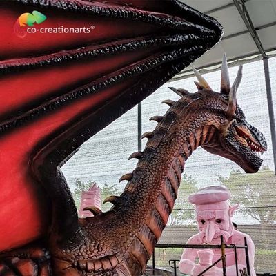 Công viên giải trí Trang trí ngoài trời Animatronic Dragons Chống nắng