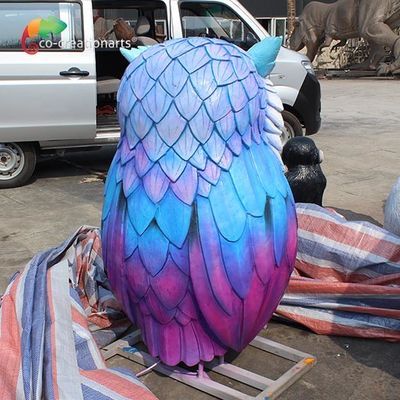 Con cú hoạt hình bằng sợi thủy tinh có thể lập trình cho công viên giải trí