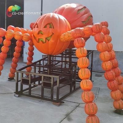 Nhện bí ngô Halloween bằng sợi thủy tinh có thể tùy chỉnh cho lễ hội Halloween