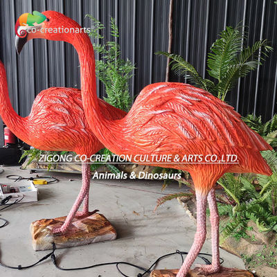 Giá tốt. Động vật mô phỏng kích thước thực vật Flamingo cho trang trí công viên giải trí trực tuyến