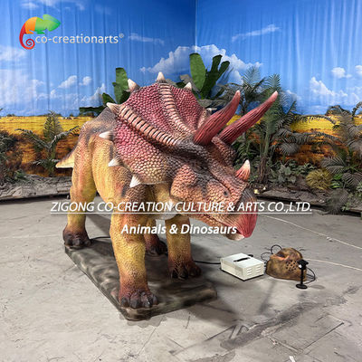 Triển lãm Khủng long Animatronic Thực tế Sống động: Khủng long Triceratops Cơ giới Khổng lồ với Màu sắc Sống động, Chuyển động Linh hoạt & Điều khiển Tốc độ từ xa