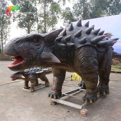 Công viên chủ đề không thấm nước Kích thước cuộc sống Khủng long hoạt hình Ankylosaurus thực tế cho công viên giải trí
