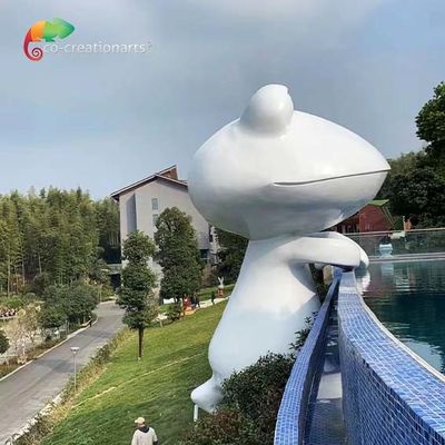 Giá tốt. Chủ đề Công viên nước Sợi thủy tinh Animatronic Frog Tượng kháng thời tiết trực tuyến