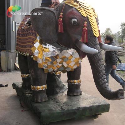 Giá tốt. CE Custom Made Animatronics Voi Trẻ em Đi xe Thiết bị Tương tác trực tuyến