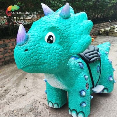 Giá tốt. Màu xanh sơn pin chạy Dinosaur Ride On Wear kháng trực tuyến
