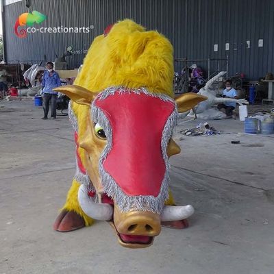 Giá tốt. Trang phục lợn rừng màu vàng chống tuyết Hoạt hình cho hai người lớn trực tuyến
