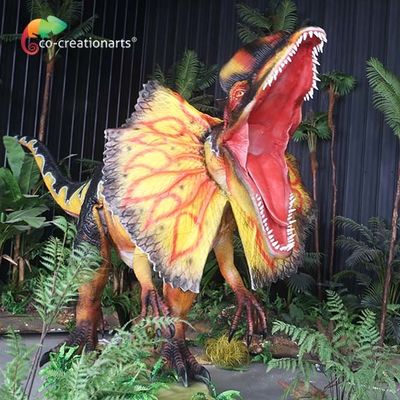 Giá tốt. Jurassic World Dilophosaurus Kích thước cuộc sống Khủng long hoạt hình Điện năng trực tuyến