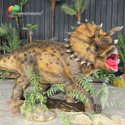 Giá tốt. Mô phỏng kích thước cuộc sống Triceratops hoạt hình cho công viên Jurassic trực tuyến