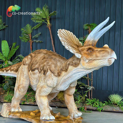Giá tốt. Kiểm soát cảm ứng thực tế Dinosaurs Animatronic Triceratops Animatronic Cho tấn công trực tuyến