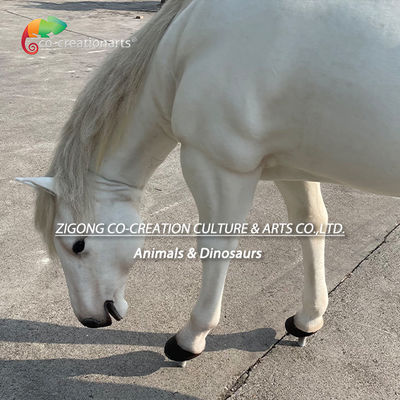Giá tốt. Bức tượng ngựa hoạt hình thực tế với chuyển động giống như cuộc sống cho các triển lãm ngoài trời trực tuyến