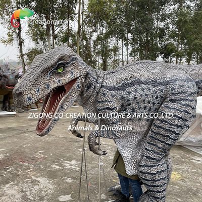 Giá tốt. Bộ trang phục khủng long Velociraptor Animatronic có thể đeo được: Sự hấp dẫn biểu diễn giống như cuộc sống cho các triển lãm tương tác trực tuyến