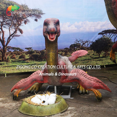 Khủng long Caudipteryx Animatronic chân thực: Chi tiết lông vũ với chuyển động linh hoạt & Trưng bày trứng kỷ Jura cho Bảo tàng​