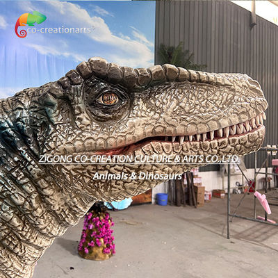 Khủng long rô-bốt Velociraptor chân thực: Triển lãm cấp bảo tàng sống động với chuyển động như thật & da chi tiết cho giáo dục nhập vai