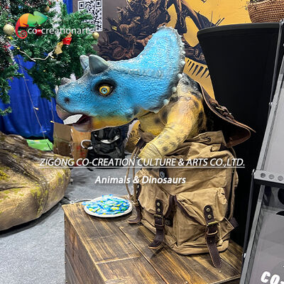 Giá tốt. Hỗn lưng tương tác cho trẻ em Triceratops Dinosaur với hiệu ứng chuyển động hoạt hình Trực tuyến